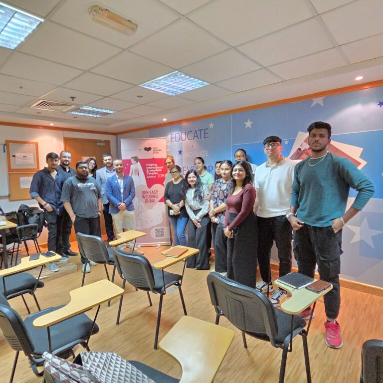 Easy Wedding company visited our campus to hire potential interns