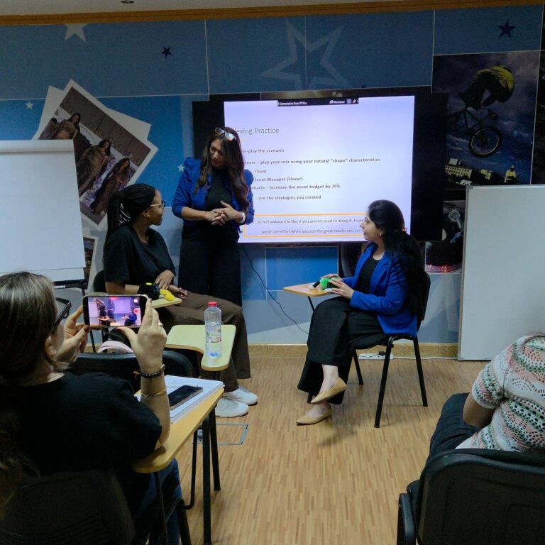 Role play with the teachers assistance