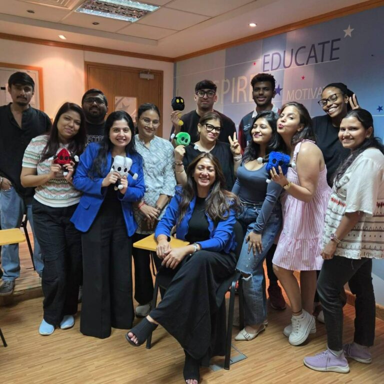 Students with Ms Zankhana Mistry Managing director of wellness well-being clinic. Personality development classjpeg